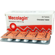 Mecolagin 0.5 mg Chewable Tablet 10's Strip image