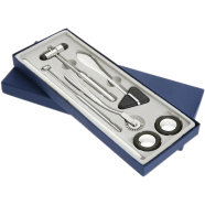 Medical Neurological Massager Hammer Multifunctional Percussor Diagnostic Reflex Percussion Massage Hammer Nerve Check Tools Set image