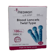 Mediron Blood Lancet 31G 1box 100pcs icon