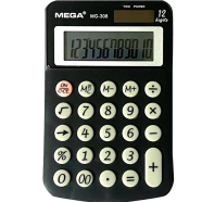 Mega Electronic Calculator 12 Digit - MG-308 image