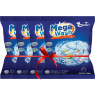 Mega Wash Synthetic Detergent Powder 500 gm (Buy 3 Get 1 Free) image