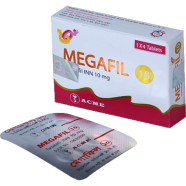 Megafil 20 mg Tablet 10''s Strip image