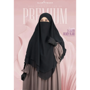 Meher 3 Layer Ready Hijab | Black image
