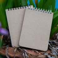 Memo Book Black and White Double-O Ring Notebook 2-Pack image