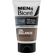 Men's Biore Oil Balance Gentle Facial Foam With Japanese Clay 100gm | Indonesia image