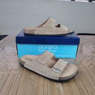 Men’s Classic Suede Cork Sandals – Adjustable Buckle Comfort Footbed Slippers in Brown image