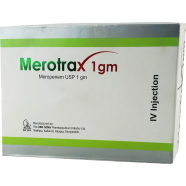 Merotrax 1 gm/Vial IV Injection 1 gm Vial image