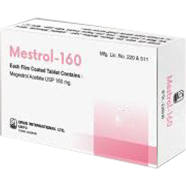 Mestrol 160 mg Tablet 10's Strip image