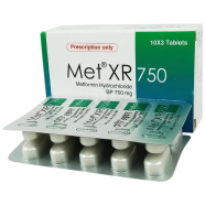 Met XR 750 mg Tablet–10's Strip image