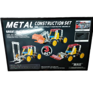 Metal 3-in-1 Construction Set – 122-Piece icon