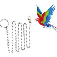 Metal Bird Foot Chain Harness and Leash for All Bird ( Large Bird) image