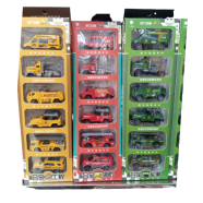 Metal Toy Vehicle Sets With Pull-Back Action 6 Pcs image