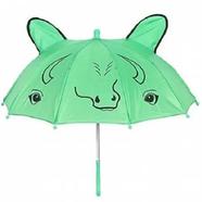 Metal and Polyester Fashionable Umbrella for Kids - Green image
