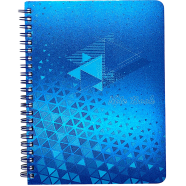 Metallic Crown Notebook Blue image
