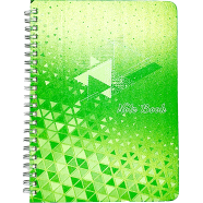 Metallic Crown Notebook Green image