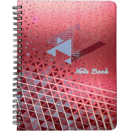 Metallic Crown Notebook Red image