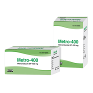 Metro 400 Mg Tablet 10's Strip image