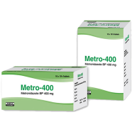 Metro 400 mg - 10's Strip Tablet image