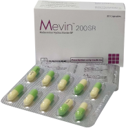 Mevin Sr 200 mg Capsule 10's Strip image