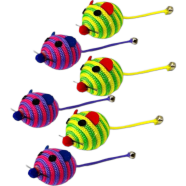 Mice Mouse Cat Kitten Play Fun Interactive Toy With Catnip image