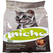 Micho Adult Dry Cat Food - Rich In Chicken 3kg For All Breeds Cats image