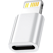 Micro USB Type-B Female to iPhone Lightning Male Converter – Charging Support, 1 Piece image