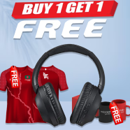 Microlab ANCH10 ANC Bluetooth Headphone Black (Buy 1 Get 1 Couple Mug / Couple Jersey) FREE image