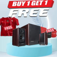 Microlab FC330BT 2.1 High Fidelity Multimedia Speaker (Buy 1 Get 1 Couple Mug / Couple Jersey) FREE image