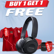 Microlab HB21 Bluetooth Headphone Black (Buy 1 Get 1 Couple Mug / Couple Jersey) FREE image
