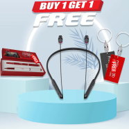 Microlab Neckband-10 Bluetooth Earphone (Buy 1 Get 1 Couple Pen / Couple Key Ring) FREE image