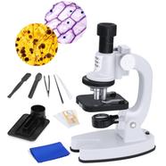 Microscope for Kids Beginners Scientific Experience LED Colored Filters, Phone Holder with Microscope Blades Set (Any Colour) image