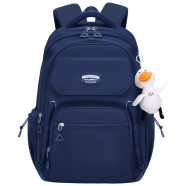 Middle School, High School, And College Students' Schoolbags Stain-resistant Backpacks (Royel Blue) image
