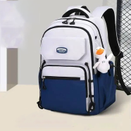 Middle School, High School, And College Students' Schoolbags Stain-resistant Backpacks (Blue) image