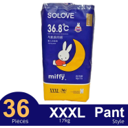 Miffy Pant system Night Baby Diaper (XXXL Size) (36Pcs) image