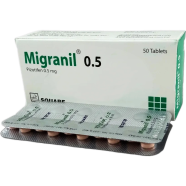 Migranil 0.5 mg Tablet 10's Strip image