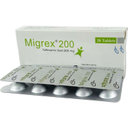 Migrex 200 Mg Tablet 10's Strip image