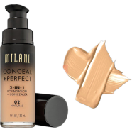 Milani Conceal Plus Perfect 2-in-1 Foundation - 02 Natural image
