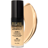 Milani Conceal Plus Perfect 2-in-1 Foundation - 03 Light Beige image