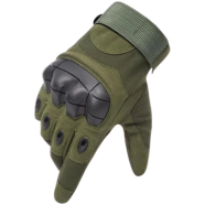 Military Grade Touch Screen Sensitive Tactical Gloves For Bike Heavy Duty Full Finger Protective Sports Gloves Anti Slip Breathable And Water Resistant image