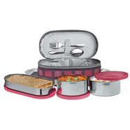 Milton Corporate Lunch 3 Stainless Steel Lunch Box- Any Color image