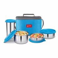 Milton Delicious Combo Insulated Lunch Box Set 3 Containers 1 Tumbler Grey image