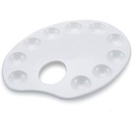Mini Artist Mixing Palette For Acrylic, Water, Oil-1 Pcs image