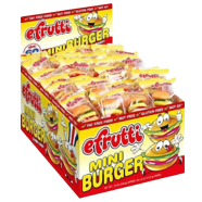 Mini Burger Gummi Candy Box 60 pcs X 9 gm 540 gm image