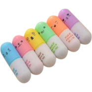 Mini Capsule Highlighters 6 Color image