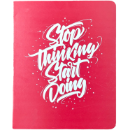 Mini Cute Split Sketchbook/Journal A5 Any Cover Design - Red image