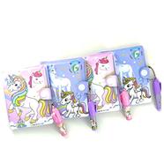 Mini Diary with Pen - Unicorn image