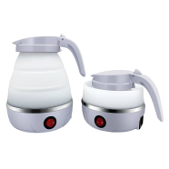 Mini Foldable Silicone Electric Kettle 0.6L Portable Teapot image