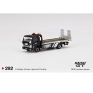 Mini Gt 292 – Isuzu N-Series Vehicle Transporter Lbwk Black image
