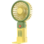Mini Handheld Fan 3 Speed Portable Office Fan USB Rechargeable With Phone Holder image