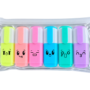 Mini Highlighter Pack 6 Pcs For School And Office icon